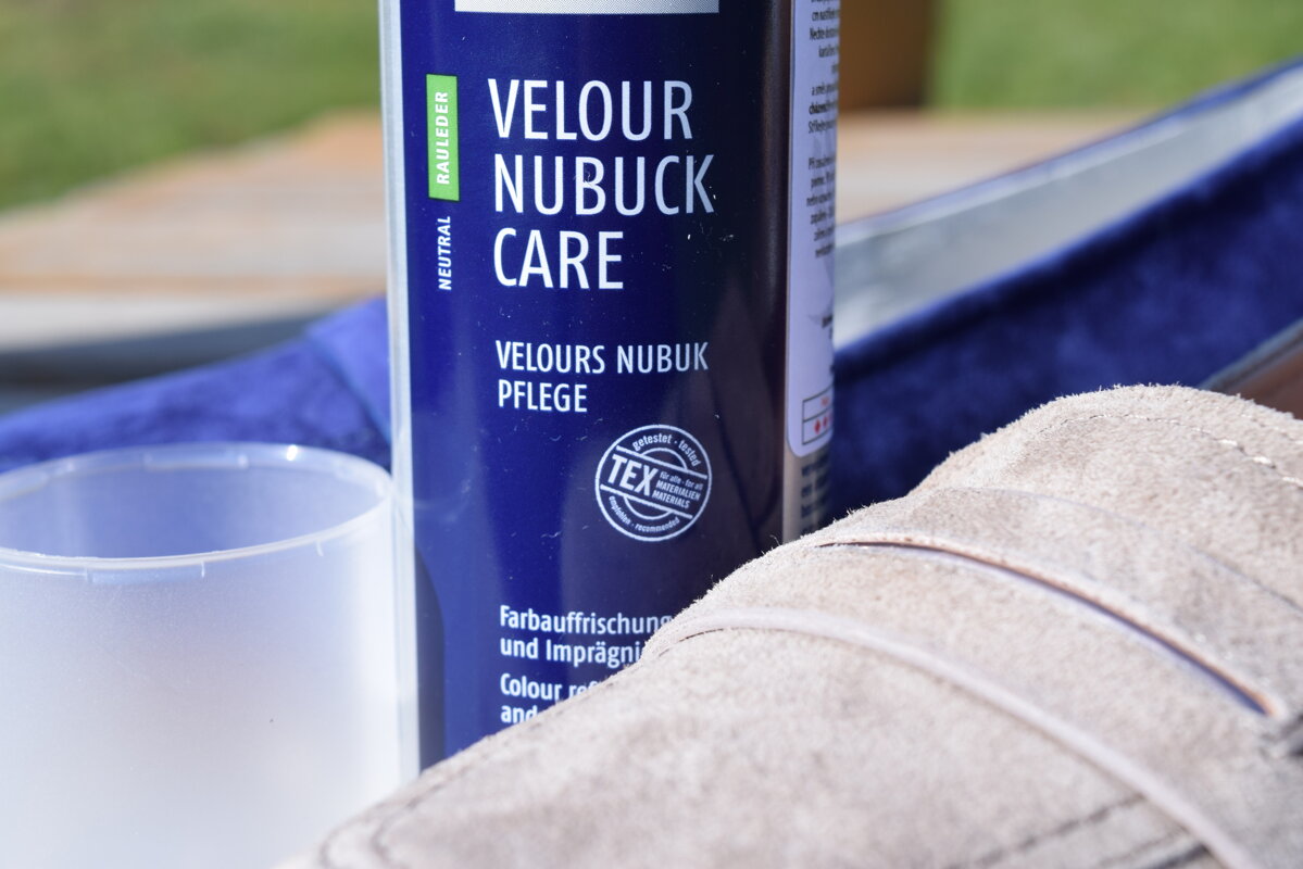 Velour sales nubuck care
