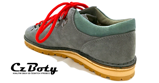 Velurová obuv Urban Grey vel.37