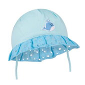 Dětský klobouček VELRYBKA - modrý