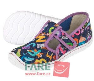 FARE BARE DĚTSKÉ PAPUČE NA SUCHÝ ZIP