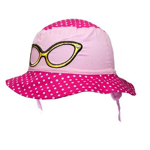 Dívčí klobouček - Žluté brýle