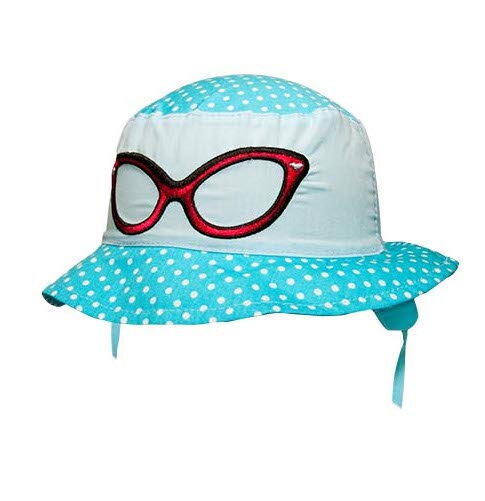 Dívčí klobouček - Červené brýle