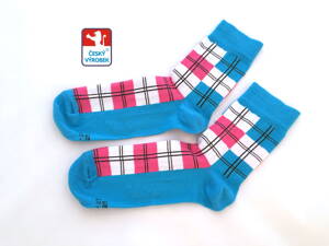 Dámské ponožky - Oxford tyrkysové